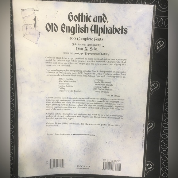 Gothic and Old English Alphabets - Picture 2 of 2